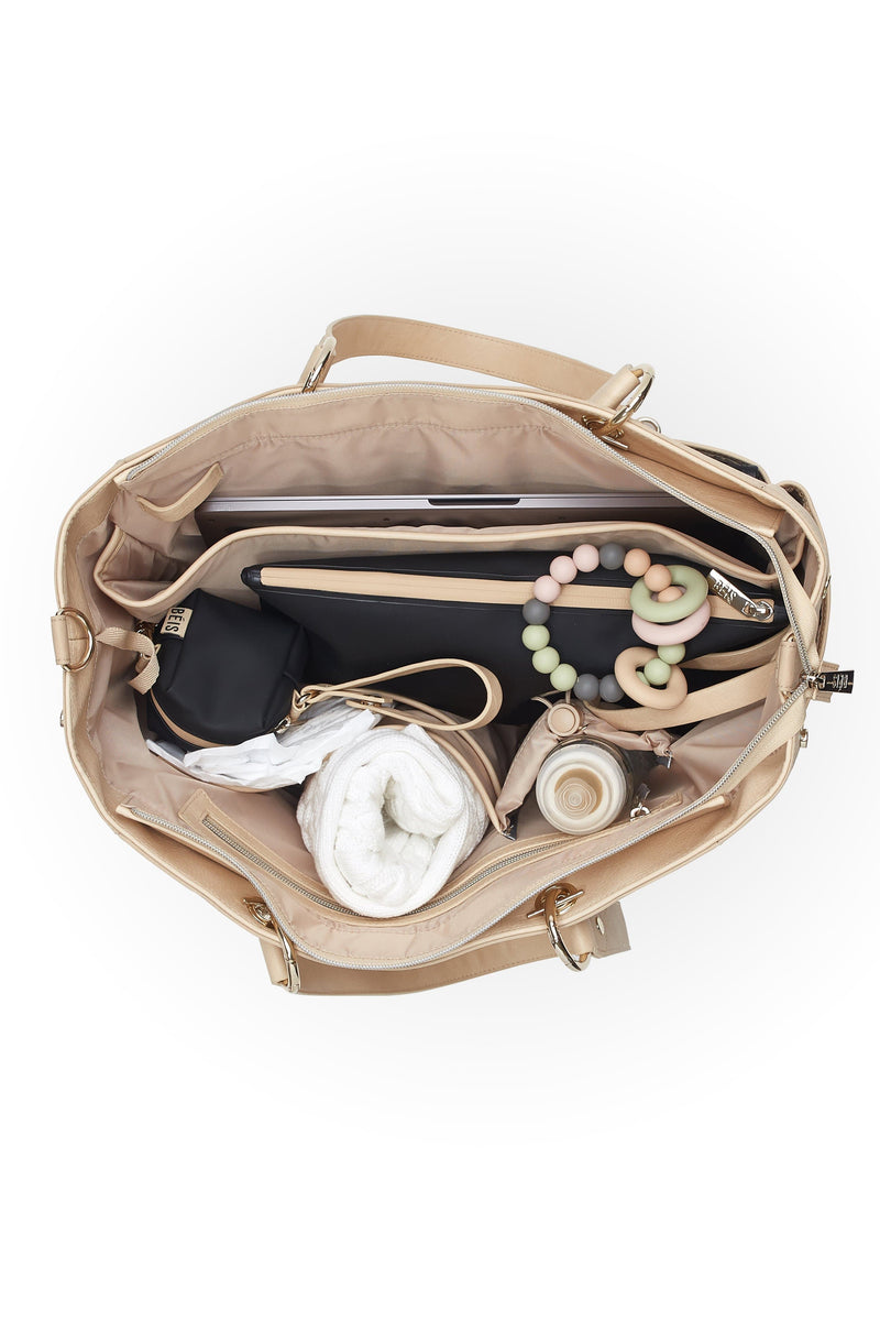 The Diaper Bag in Beige