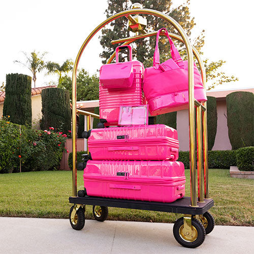 The Large Check-In Roller in Barbie™ Pink