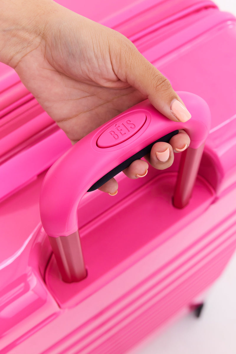 The Large Check-In Roller in Barbie™ Pink