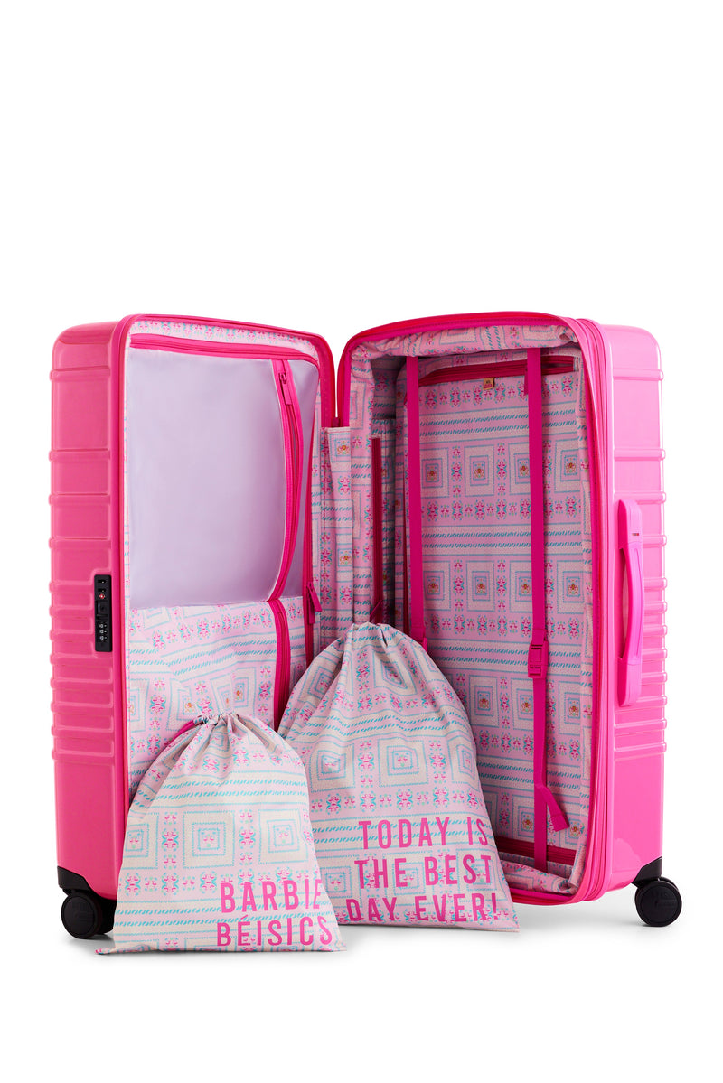 The Large Check-In Roller in Barbie™ Pink