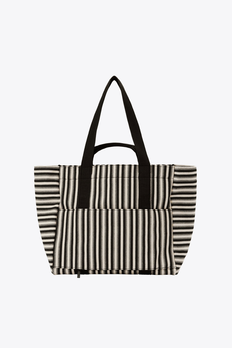 Resale The Vacation Tote in Black Stripe