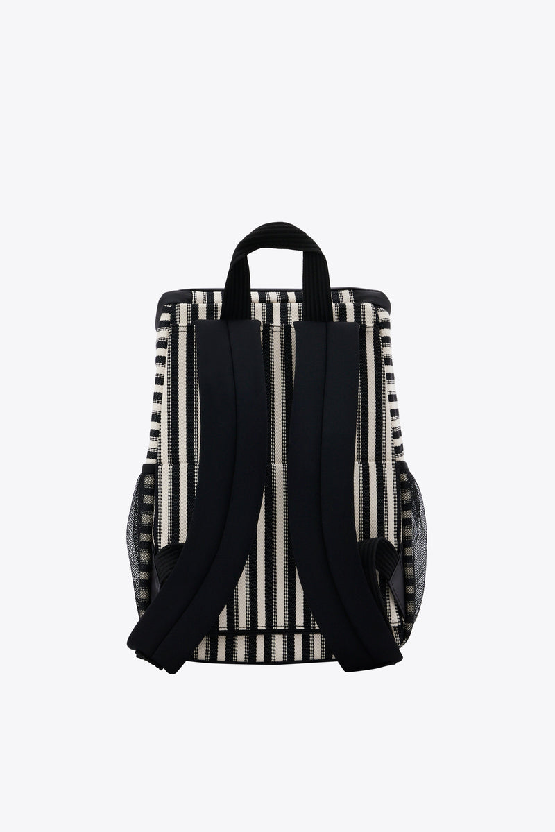 The Backpack Cooler in Black Stripe