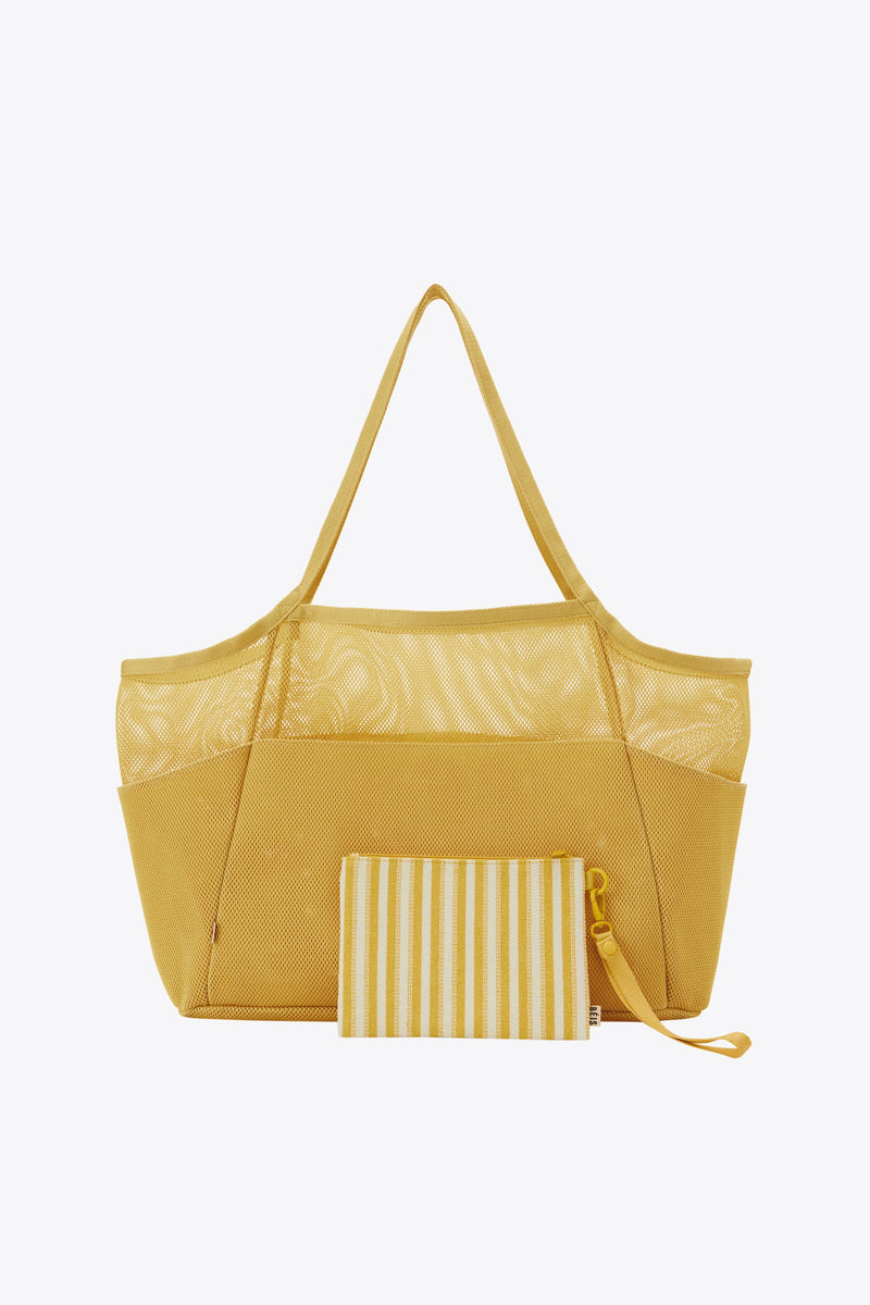 Resale The Mesh Beach Tote in Honey