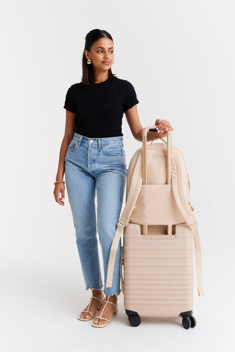 Resale The Commuter Backpack in Beige