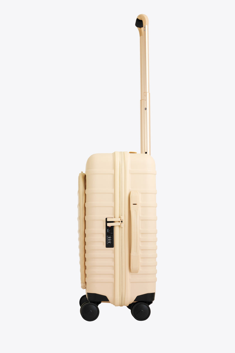 Resale The Front Pocket Carry-On Roller in Beige