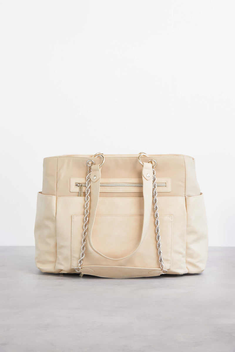 The Diaper Bag in Beige