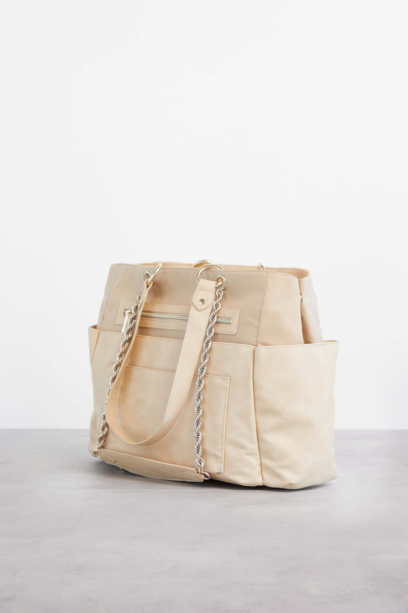 The Diaper Bag in Beige