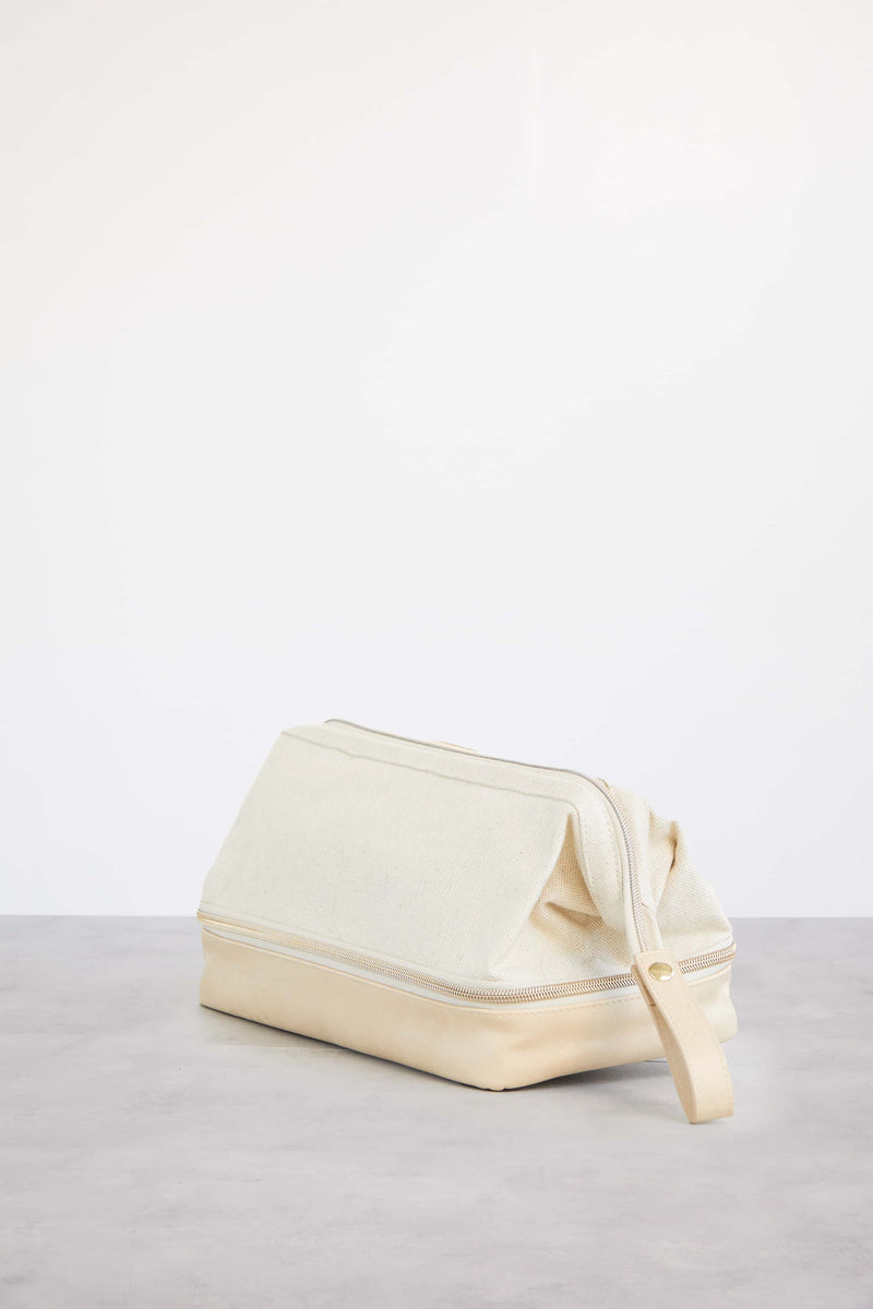 The Dopp Kit in Beige