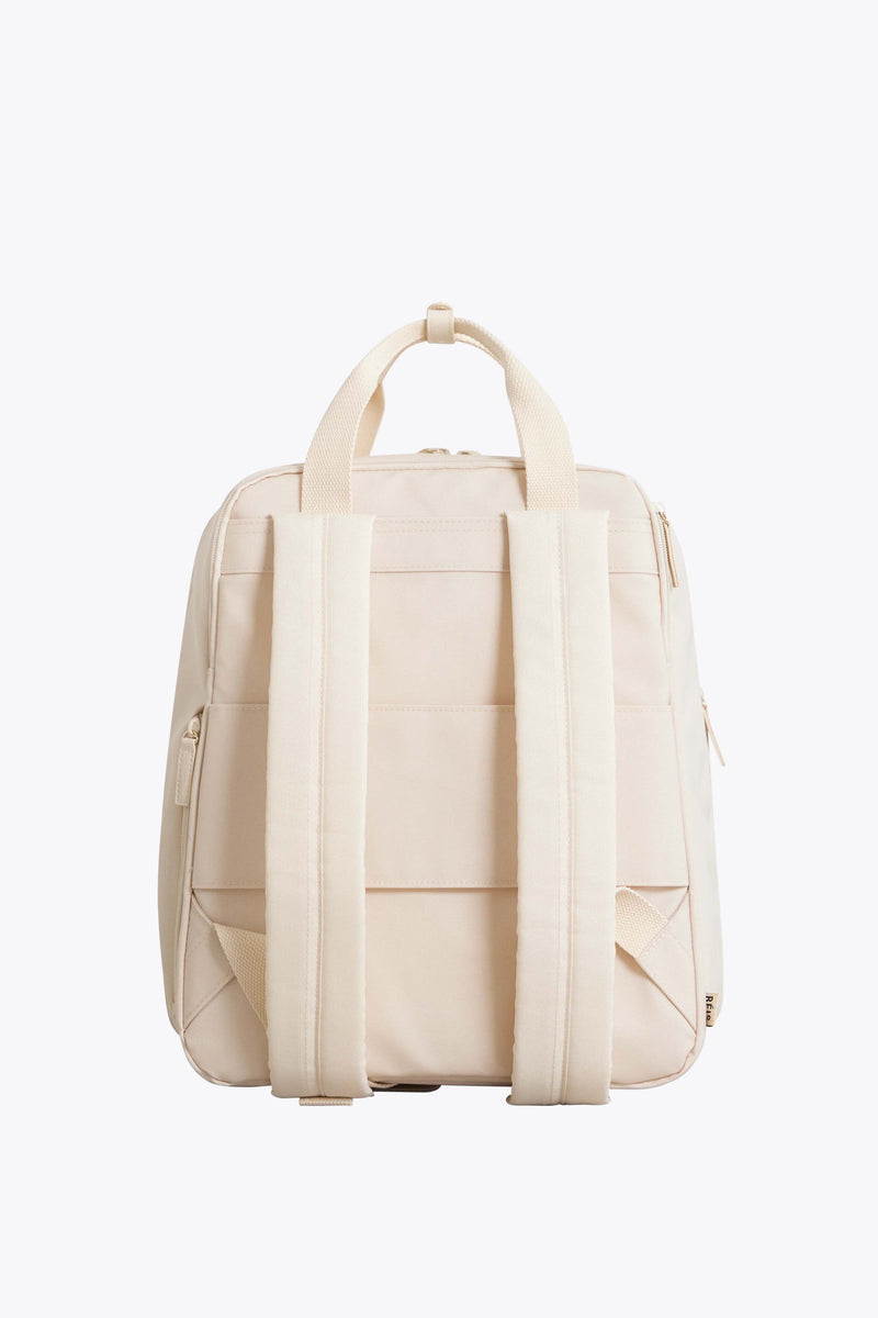 The Expandable Backpack in Beige