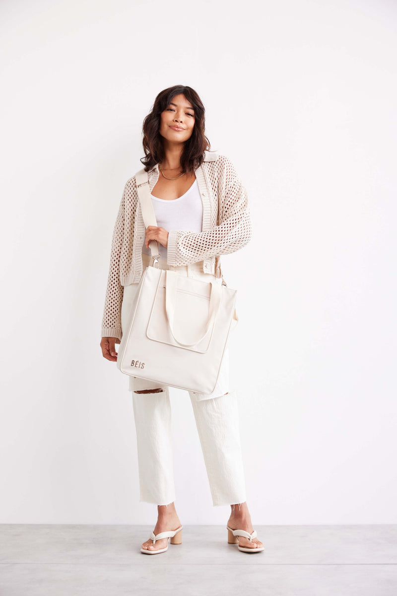 Resale The North To South Tote in Beige