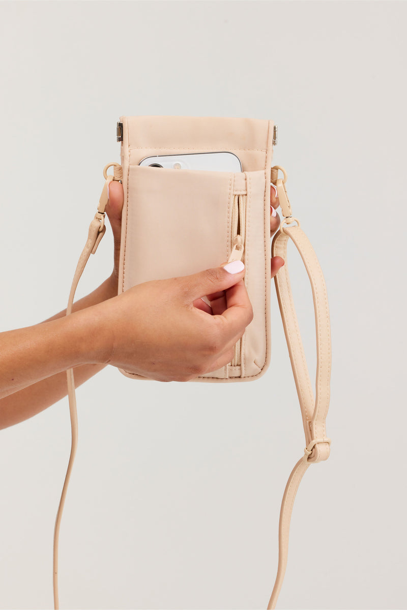 Resale The ID Crossbody Bag in Beige