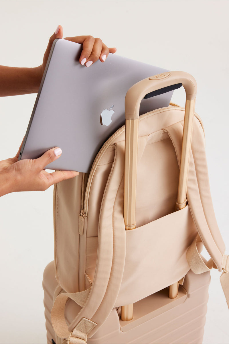 Resale The Commuter Backpack in Beige