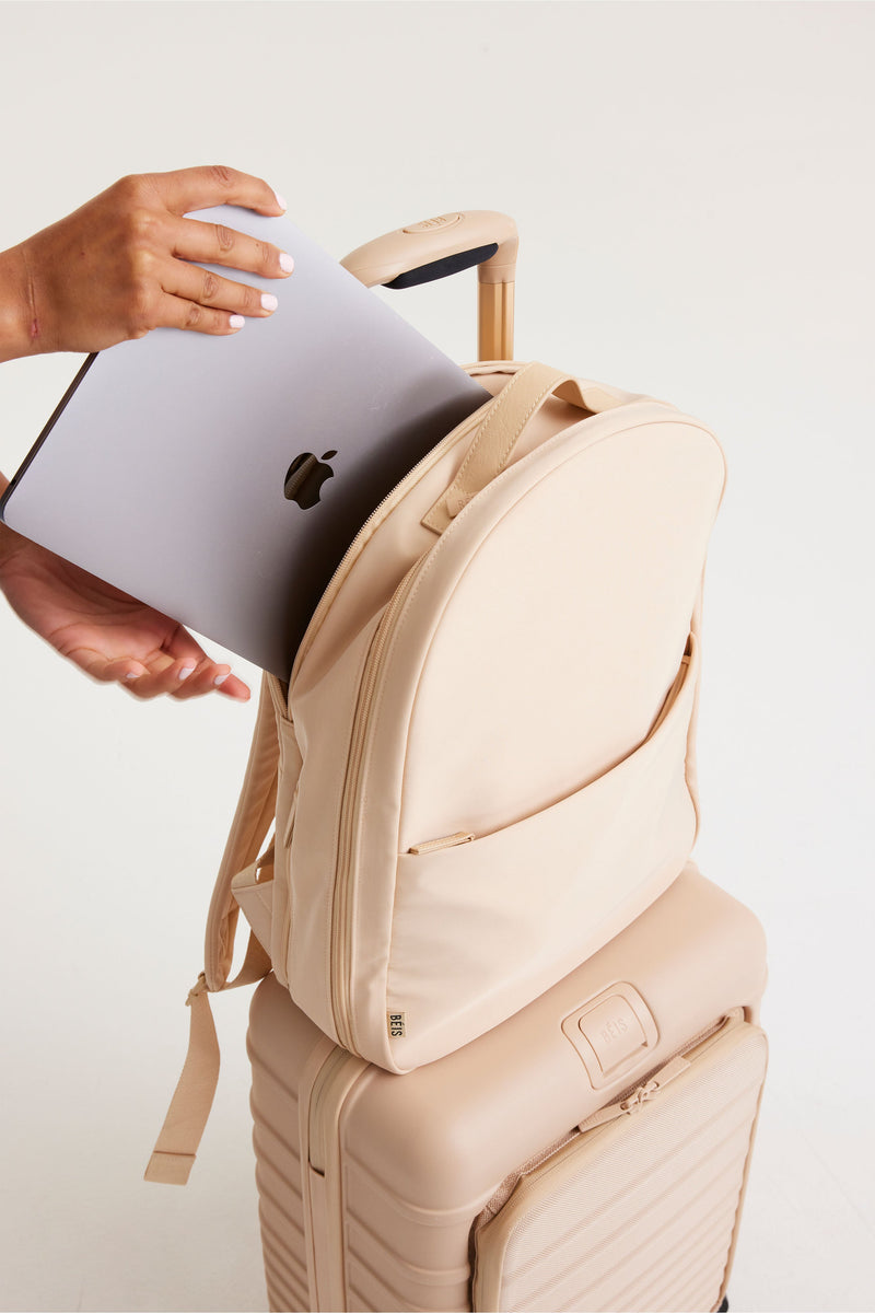 Resale The Commuter Backpack in Beige