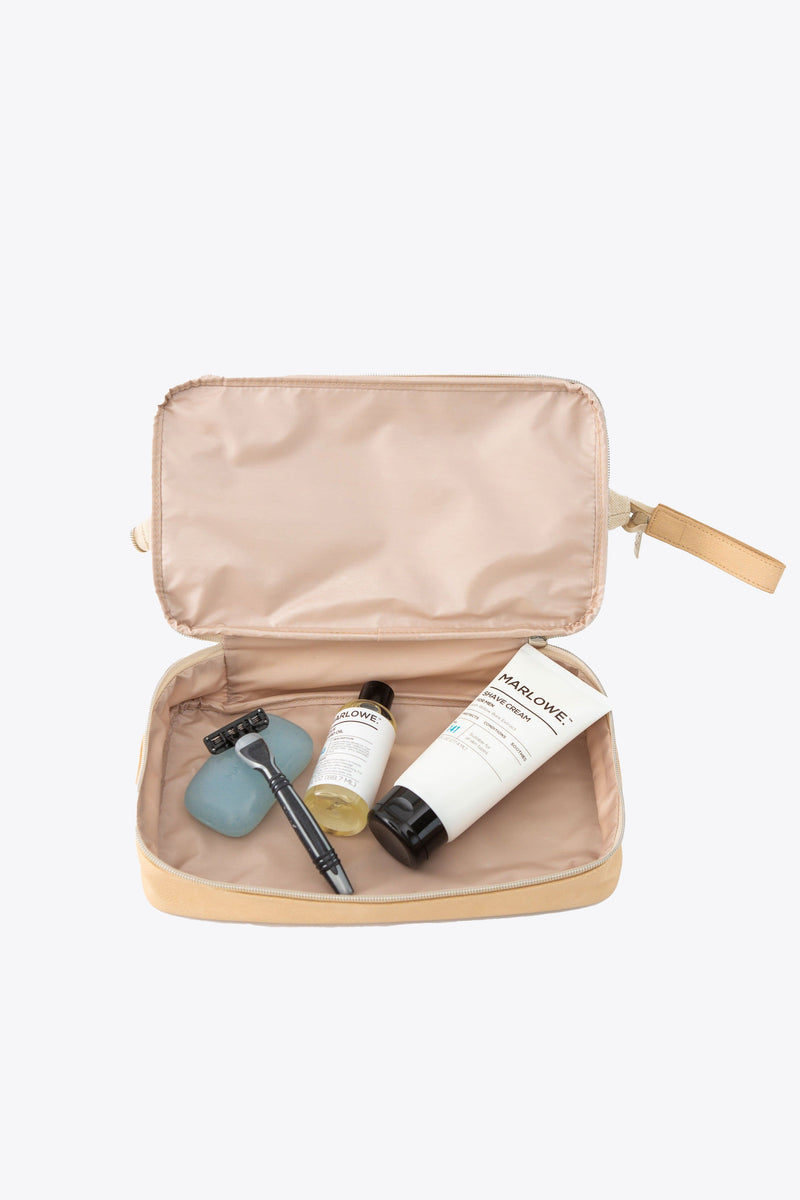 The Dopp Kit in Beige